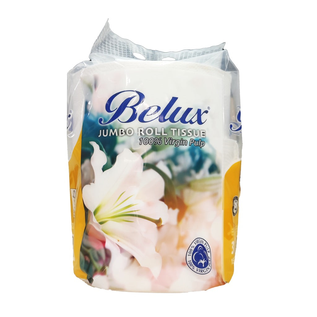 Belux Jumbo Roll Tissue – 100% Virgin Pulp