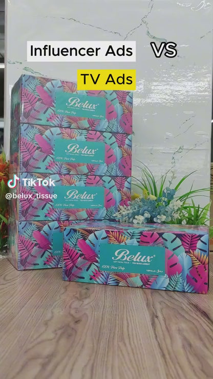 Belux Box Facial Tissue – 4 boxes